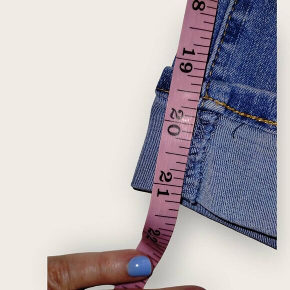 Levis Signature Womens Jean Sz 42" High Waist Cropped Retro Faded Midrise Preppy - Picture 5 of 8